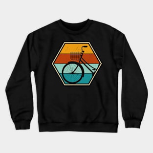 Vintage Cycling Classic Bicycle Bicycling Lover Crewneck Sweatshirt